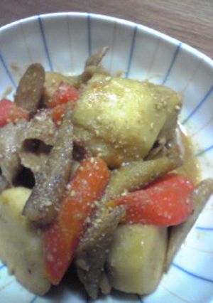 ねっとり里芋と根菜のゆず味噌煮-レシピのメイン写真