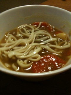 前日のカレーで『カレーうどん』-レシピのメイン写真