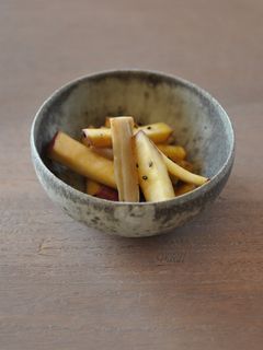 鳴門金時とレンコンのキンピラ-レシピのメイン写真