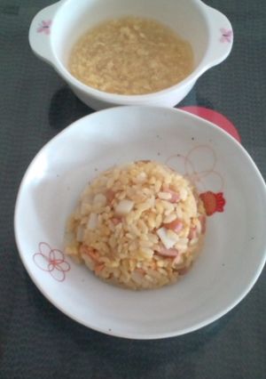 ◆◇納豆チャーハン＆卵スープ◇◆-レシピのメイン写真