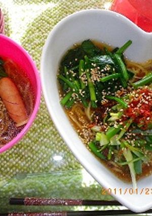 簡単　長ねぎラーメン-レシピのメイン写真