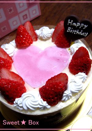 * バニラとベリーのケーキ *-レシピのメイン写真