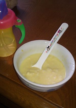 離乳食コンポタージュのパン粥 中期-レシピのメイン写真