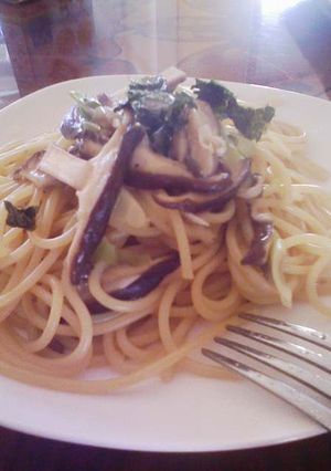 きのこのバターパスタ!-レシピのメイン写真