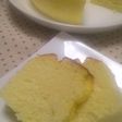 カッテージチーズで優しいシフォン