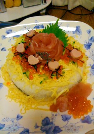 お寿司ケーキ-レシピのメイン写真