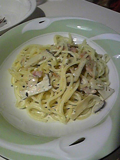 簡単 バジルクリーム生パスタ-レシピのメイン写真