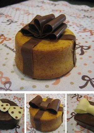 チョコリボンデコレーション　ミニ&エコ③-レシピのメイン写真