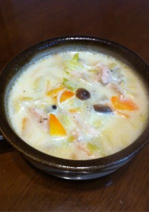とりささみ♡野菜たっぷりミルクスープ♡-レシピのメイン写真