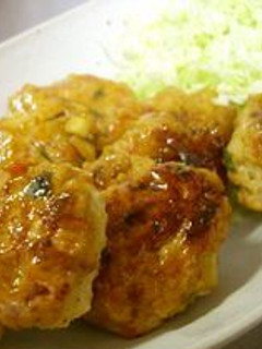 サクサク☆鶏つくねの照り焼き-レシピのメイン写真