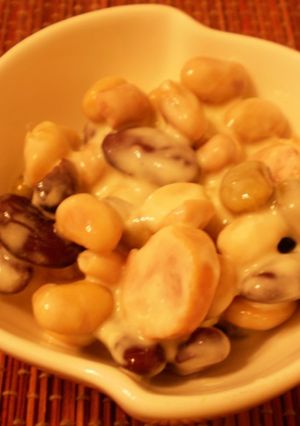 ☆クリーミー青じそ風味の豆サラダ☆-レシピのメイン写真
