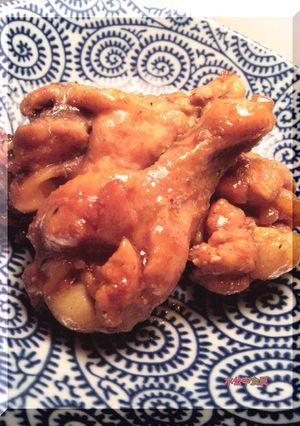圧力鍋で簡単♪手羽元の青ドレ＋にんにく煮-レシピのメイン写真