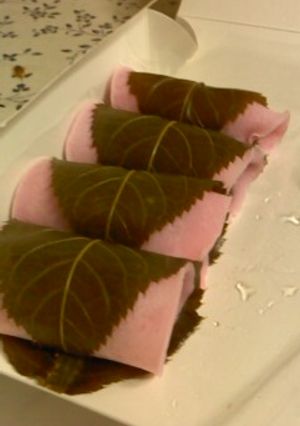 和菓子屋さんの桜餅☆関西風-レシピのメイン写真