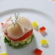 ホタテとセロリのミルフィーユ仕立て