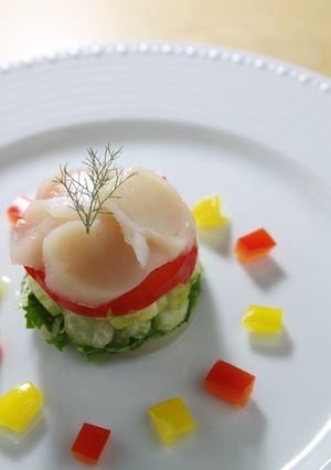 ホタテとセロリのミルフィーユ仕立て-レシピのメイン写真