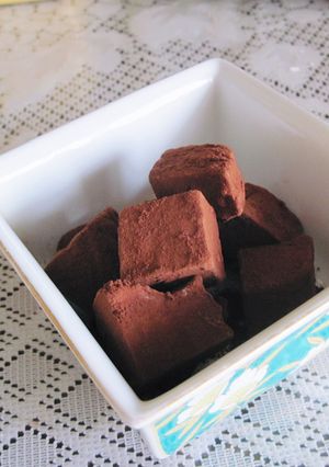 電子レンジで簡単☆生チョコ-レシピのメイン写真