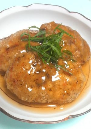 ご飯がすすむ♪豆腐の小判揚げ☆-レシピのメイン写真