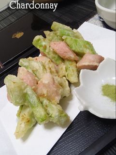 ブロッコリーの芯で☆かき揚げ-レシピのメイン写真