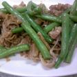 豚肉とインゲンのウマッな甘辛味噌炒め
