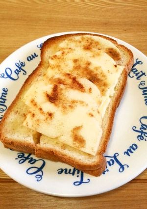 チーズりんごトースト-レシピのメイン写真