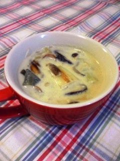 ちょっと和風豆乳スープ-レシピのメイン写真