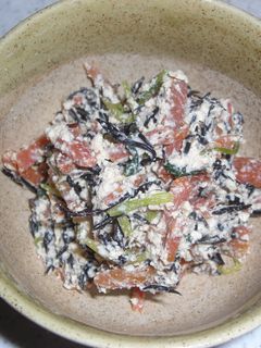 栄養満点 ひじきの白和え-レシピのメイン写真
