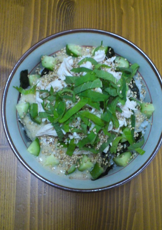 ちらし寿司風とろろ丼-レシピのメイン写真