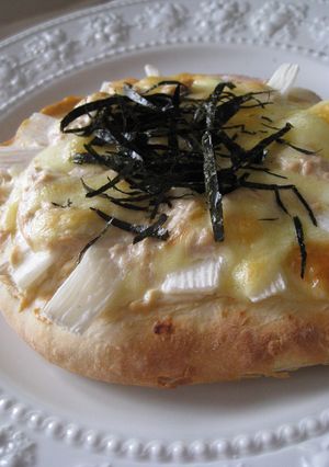 青じそドレッシングでツナと長いもピザ-レシピのメイン写真