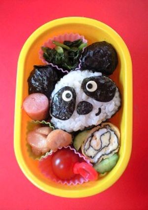 キャラ弁☆パンダのお弁当☆動物☆-レシピのメイン写真