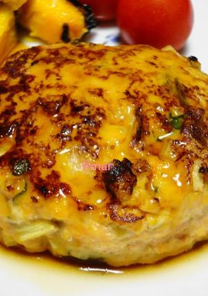 やわらかシャキッの鶏ハンバーグ-レシピのメイン写真
