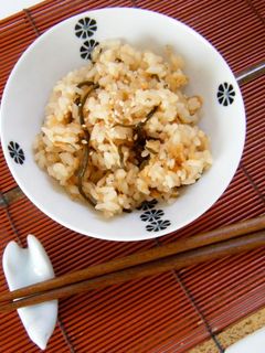 塩昆布と桜エビの炊き込みご飯-レシピのメイン写真