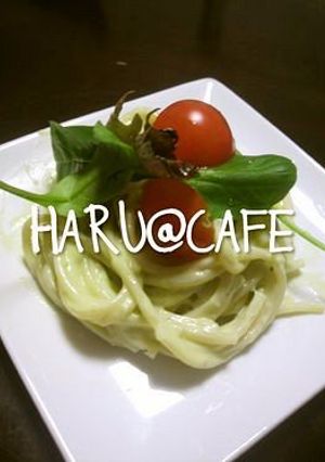 アボカドクリームのサラスパ-レシピのメイン写真