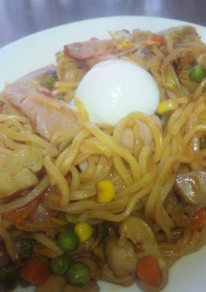 アレンジ焼きそば§②イタリア~ン焼きそば-レシピのメイン写真