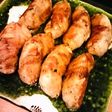 リンゴの豚肉巻(ドレッシングでお手軽に)