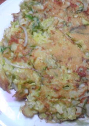 ちくわ入り、お好み焼き風-レシピのメイン写真