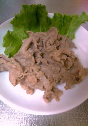※ノンオイル青じその豚肉生姜風味※-レシピのメイン写真