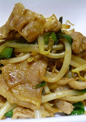 豚ともやしのさっぱりｶﾚｰ炒め.*゜-レシピのメイン写真