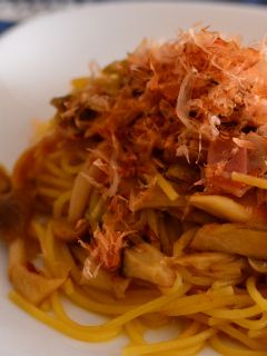 麺つゆを使った和風キノコスパゲティ☆-レシピのメイン写真