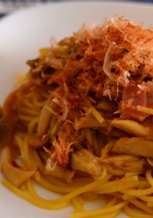 麺つゆを使った和風キノコスパゲティ☆-レシピのメイン写真