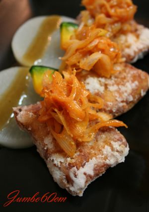 魚料理☆揚げたてカジキの葱ソースのせ絶品-レシピのメイン写真