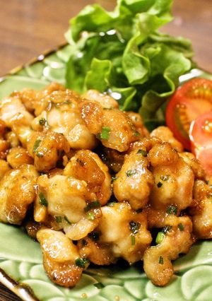 パパッと♪鶏なんこつのガーリックポン酢☆-レシピのメイン写真