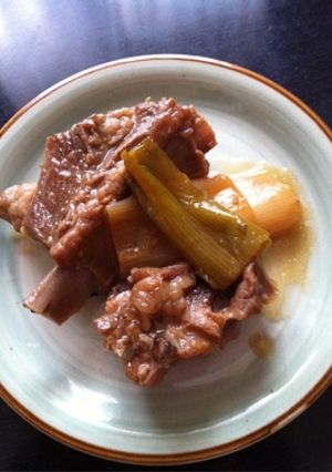 圧力鍋で☆柔らかスペアリブのゆず茶煮-レシピのメイン写真