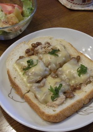 しそツナチーズ☆納豆トースト♪-レシピのメイン写真