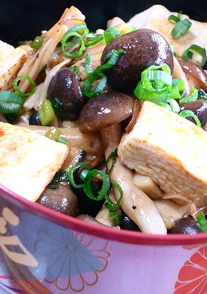 きのこと塩豆腐丼-レシピのメイン写真