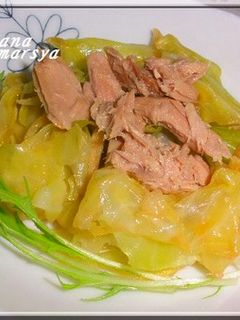 ツナとキャベツのシンプル煮-レシピのメイン写真