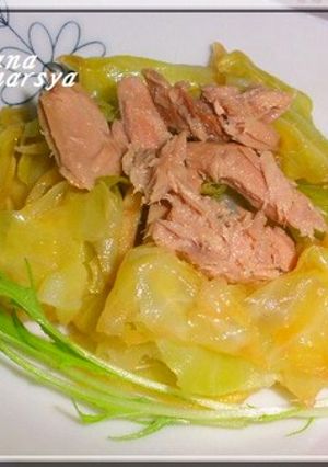 ツナとキャベツのシンプル煮-レシピのメイン写真