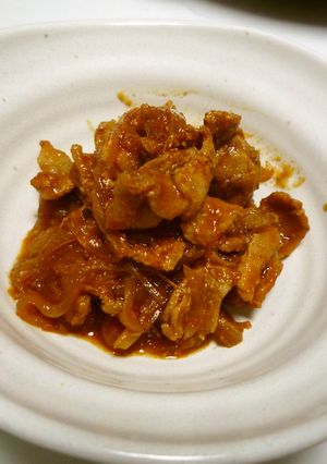 豚薄切り肉のカレー佃煮-レシピのメイン写真