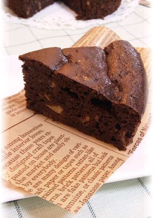 バレンタイン★チョコバナナケーキ-レシピのメイン写真