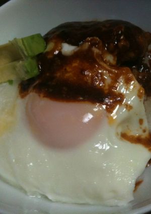 ロコモコ丼-レシピのメイン写真