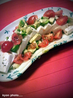塩豆腐とアボカド☆トマトで美肌に♪-レシピのメイン写真